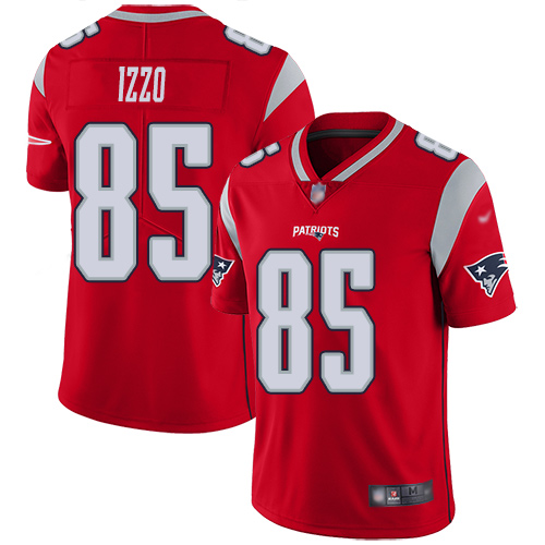 New England Patriots Football #85 Inverted Legend Limited Red Men Ryan Izzo NFL Jersey->youth nfl jersey->Youth Jersey